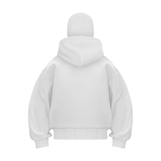 TommySinny® 'BLCLV' ZIP-HOODIE WHITE
