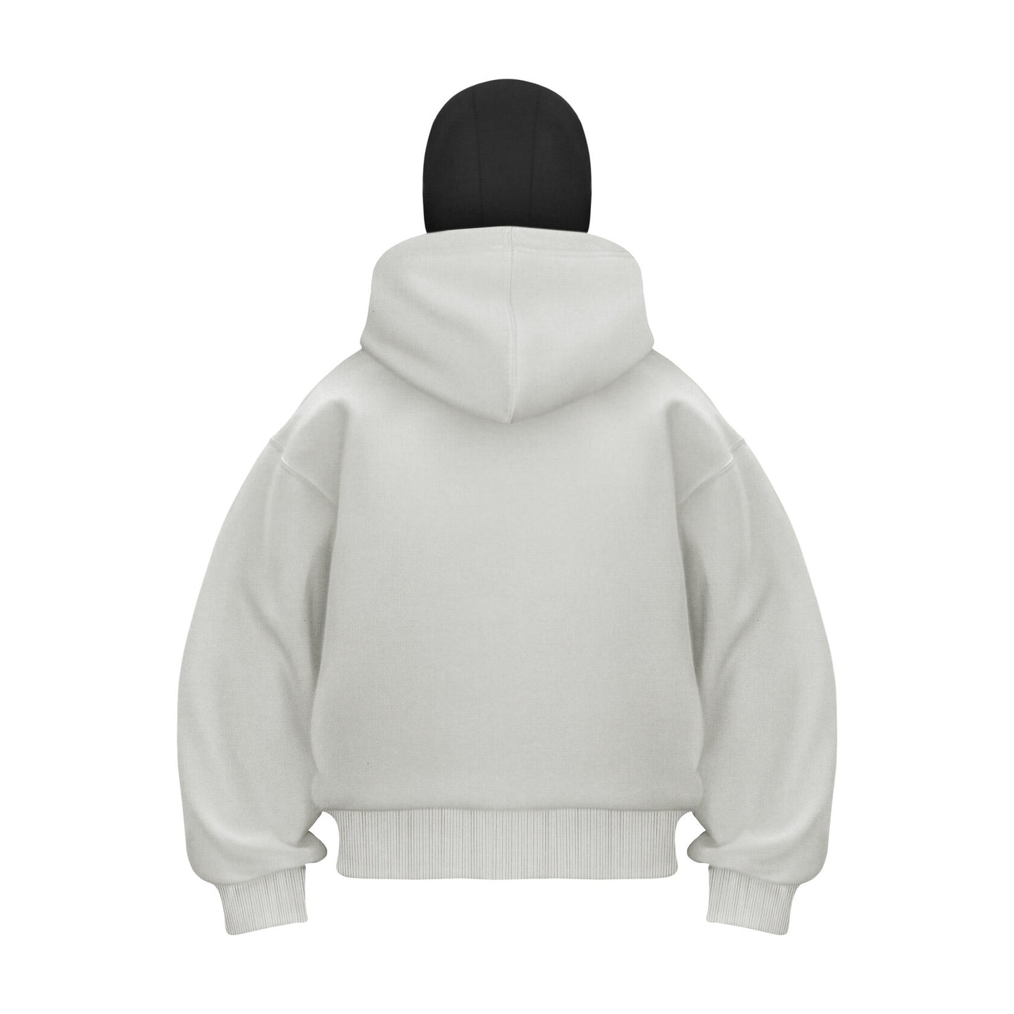 TommySinny® 'BLCLV' ZIP-HOODIE IVORY BLACK