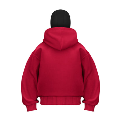 TommySinny® 'BLCLV' ZIP-HOODIE RED