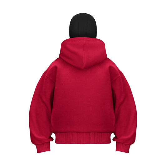 TommySinny® 'BLCLV' ZIP-HOODIE RED