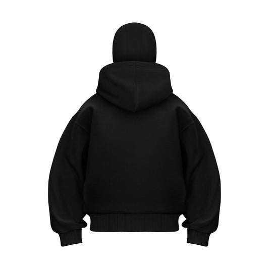 TommySinny® 'BLCLV' ZIP-HOODIE BLACK