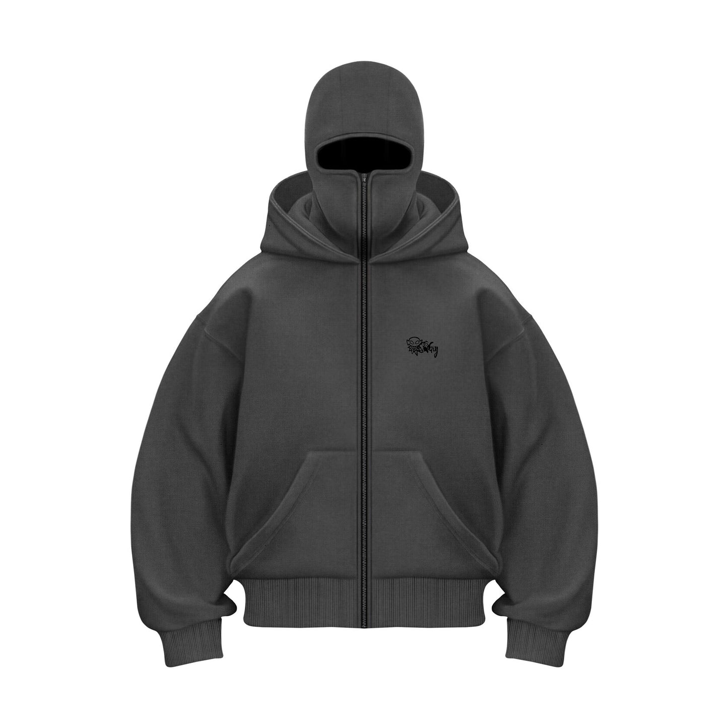TommySinny® 'BLCLV' ZIP-HOODIE GRAY
