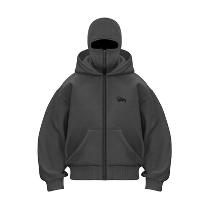 TommySinny® 'BLCLV' ZIP-HOODIE GRAY