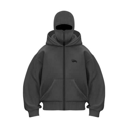 TommySinny® 'BLCLV' ZIP-HOODIE GRAY
