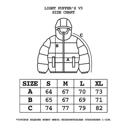 TommySinny® Light Puffer V3 Nylon Black